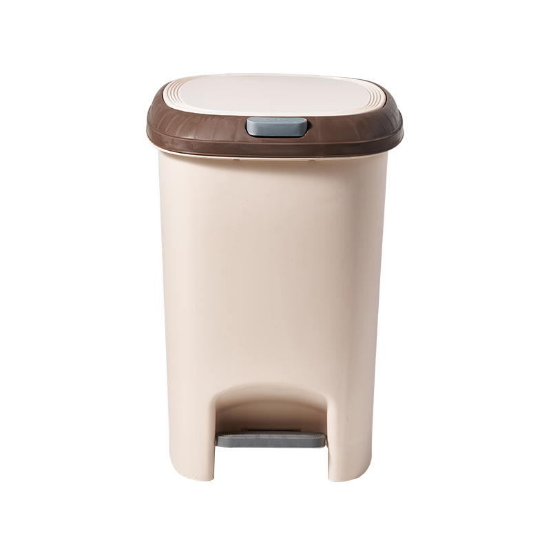 Lata de basura de doble apertura accionada por presión de pie de 10 L/13 L/18 L